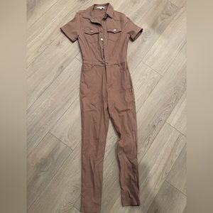 Mocha jumpsuit